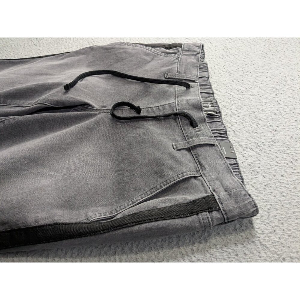Torrid Crop Pull On Boyfriend Straight Pants Womens M/L 10 Medum/Large Gray - Picture 15 of 16